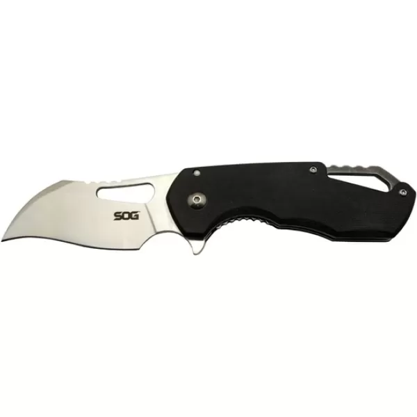Sog İsonzo 1396BK Siyah Kamp Çakı 18cm - Yarı Otomatik, Kemerlikli, Kutulu