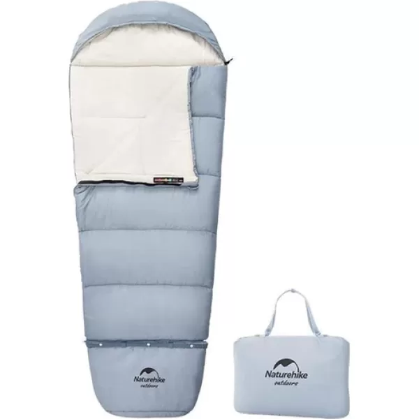 Naturehike C180 UltraLight Pamuklu Uyku Tulumu -8°C ( Çocuk )  Mavi Left