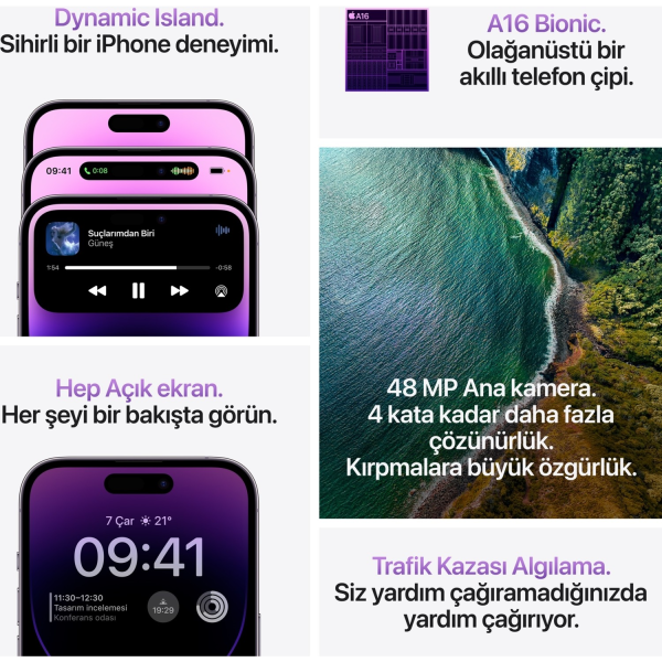 Apple iPhone 14 Pro 256 GB (Teşhir - 24 Ay Mağaza Garantili) - Görsel 5