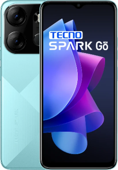TECNO Spark Go 3 GB 64 GB Mavi (İthalatçı Türkiye Garantili)