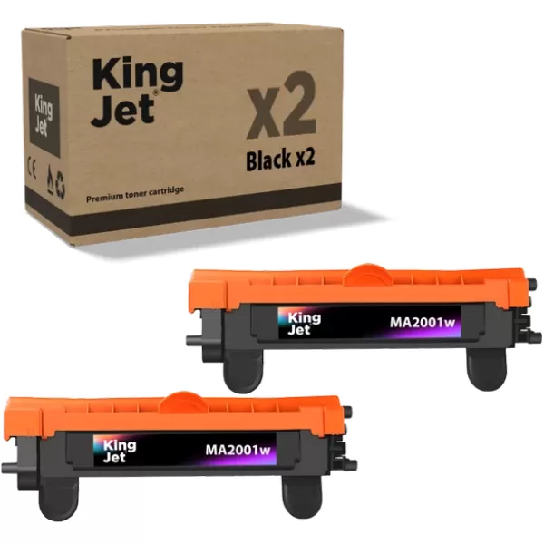 KingJET MA2001w Muadil Toner 2'li Paket - Kyocera Uyumlu TK-1240/TK-1248 Muadil Toner