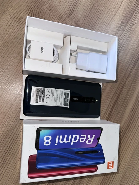 TEŞHİR XİAOMİ REDMİ 8 32 GB KUTULU AKSESUARLI ADINIZA FATURALI