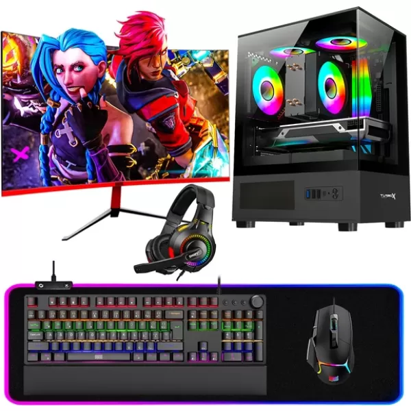Dragos DRx6885 Ryzen 7 5700X 32GB Ram 1TB NVMe RTX3050 27 inç 165Hz Curved Oyuncu Masaüstü Bilgisayarı