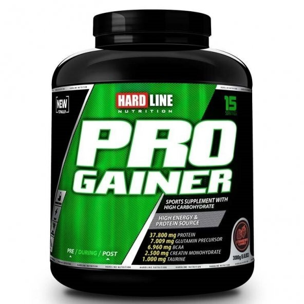 Hardline Progainer 3000 Gr Karbonhidrat Tozu + Shaker Hediye
