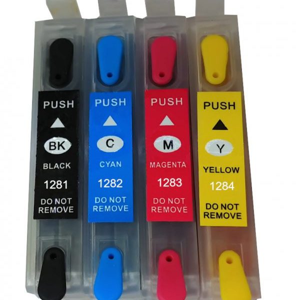 EPSON SX125 SX130 SX230 UYUMLU KOLAY DOLAN KARTUŞ 4 RENK (DOLU)