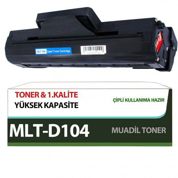 For Samsung ML-1660 Toner Muadil MLT-D104S Çipli