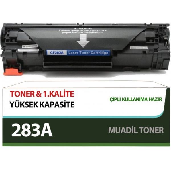 For HP 83A, CF283A 283A Toner Muadil 1.Kalite