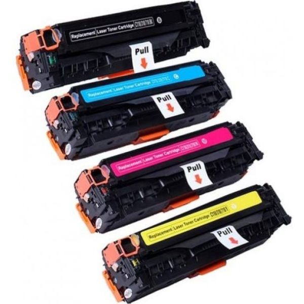 Photo Print Canon MF623CN MF628CW Uyumlu 4 Renk Muadil Toner Kartuş CRG-731