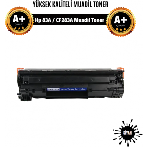 MUADİL TONER Hp 83A / CF283A M201 M125 / M225 / M127 Muadil Toner 1.600 Sayfa