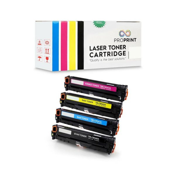 TKPrint HP 125A Muadil Toner Seti 4 Renk CMYK CP1215