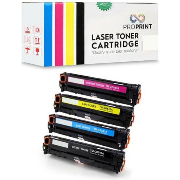 TKPrint HP 125A Muadil Toner Seti 4 Renk CMYK CM1312