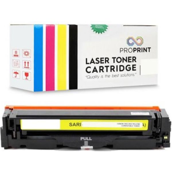 TKPrint Canon CRG-054 1.200 Sayfa Sarı Muadil Toner- MF-645Cx