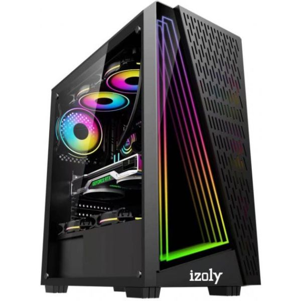 İzoly Hades i3-10100F 16GB 256GB SSD M.2 NVMe RX550 4GB Oyuncu Masaüstü Bilgisayarı