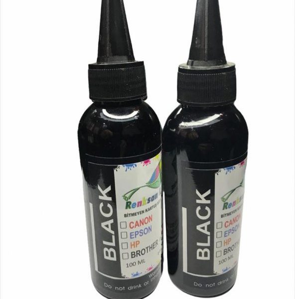 HP 704 UYUMLU DOLUM MÜREKKEP SİYAH 2X100 ML SİYAH PAKET RENKSAN