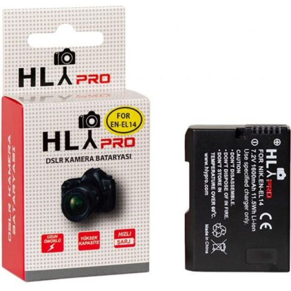 Hlypro Nikon D3100 için EN-EL14 Batarya
