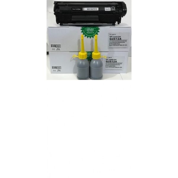 Hp 12A 1010 Kolay Dolan 2 Li Toner