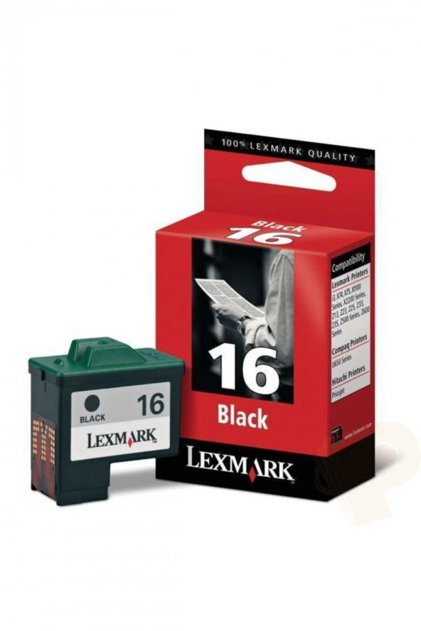 LEXMARK 16 10N0016 SİYAH ORJİNAL KARTUŞ-YÜKSEK KAPASİTE
