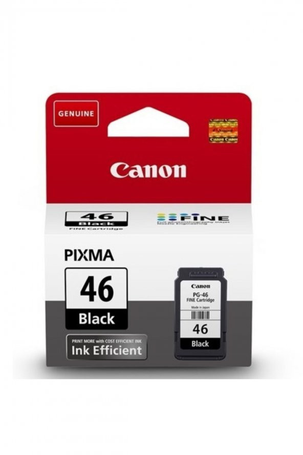 CANON PG-46 SİYAH ORJİNAL KARTUŞ - Pixma E404