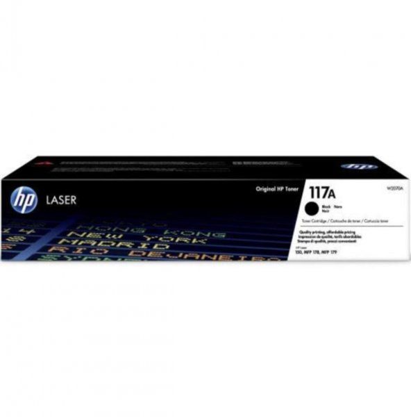 Hp W2070a (117A) Siyah Orjinal Toner Laserjet Mfp 178Nw, 179Nw, 150A, 150Nw