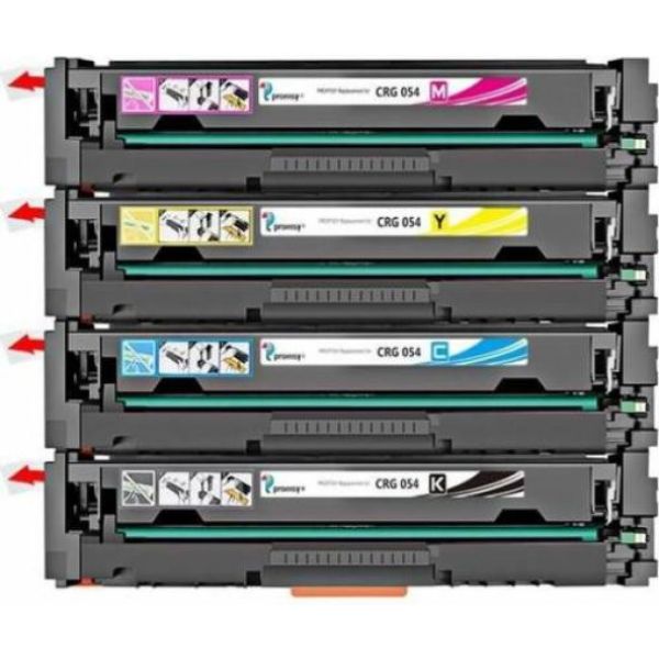 Canon I-Sensys Mf645Cx Crg054 Cmyk 4 Renk Muadil Toner Seti