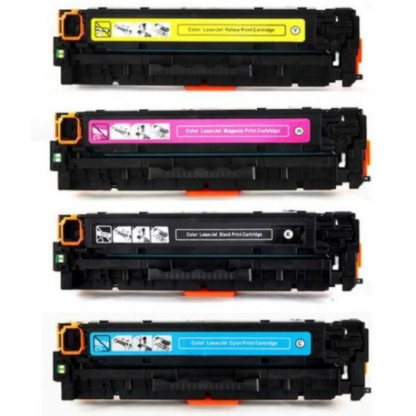 Hp Laserjet Pro 200 Color M251N Muadil Toner Takım / Hp 131A- Cf2