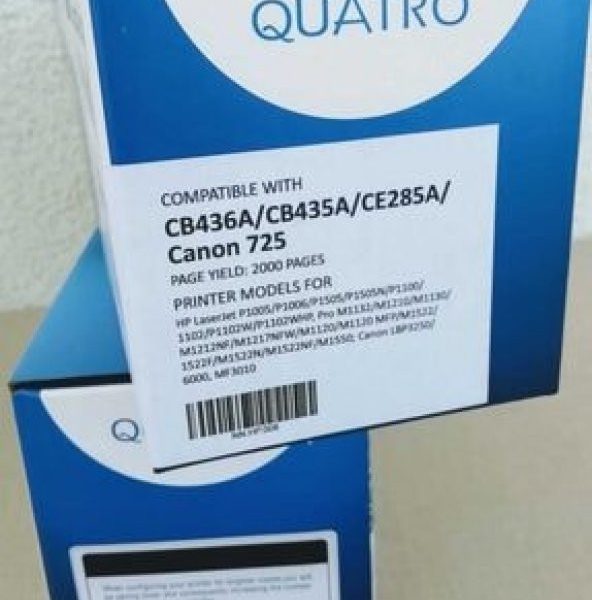Quatro Hp 285A Canon 725 Muadil Hp 285A