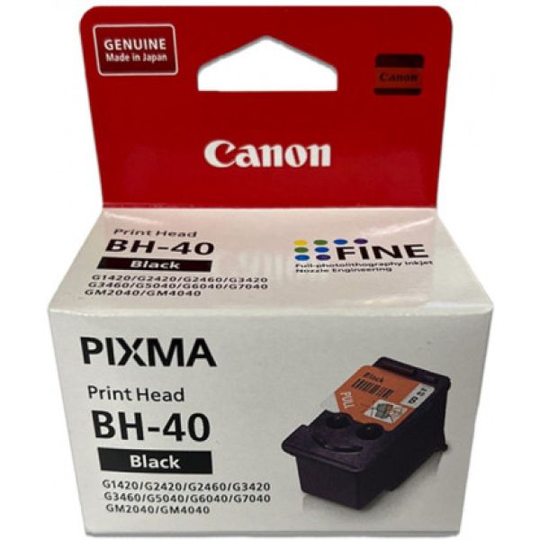 Canon BH-40 (3421C001) Siyah Orjinal Baskı Kafası - G1420 / G2420