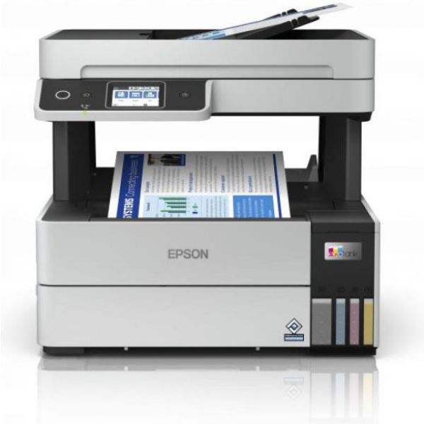 EPSON EcoTank L6490 Yazıcı Tarayıcı Fotokopi Faks Wi-F Direct Inkjet Tanklı Yazıcı Beyaz