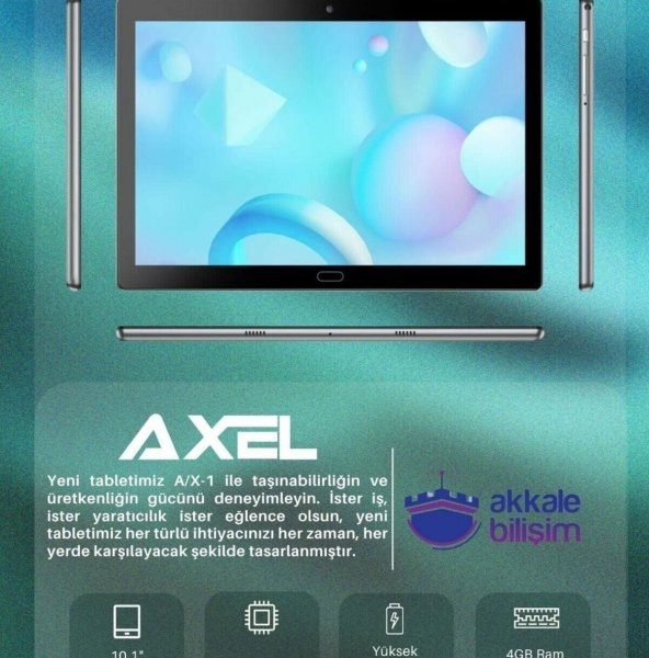 Axel 10.1" 4/128 GB uyumlu TABLET AX-1
