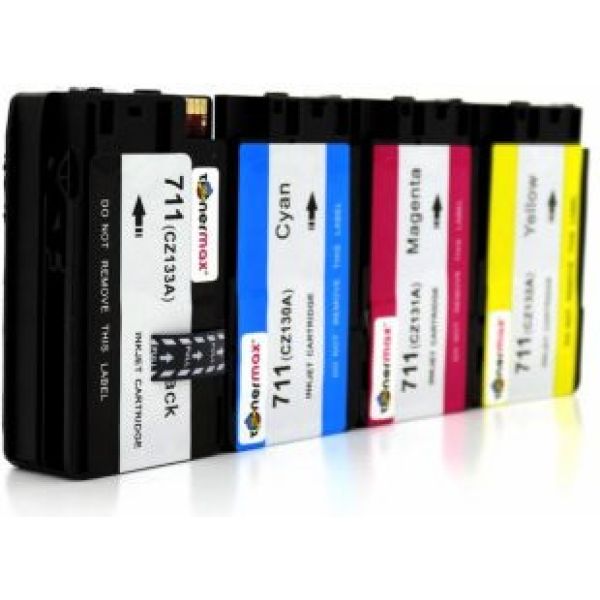 Hp 711XL CZ133A / CZ132A / CZ131A /  CZ130A Muadil Kartuş Set