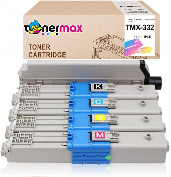 Oki MC363dnw Muadil Toner Set CMYK
