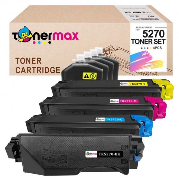Kyocera Ecosys M6230cidn Muadil Toner Takım / Kyocera TK-5270 Takım