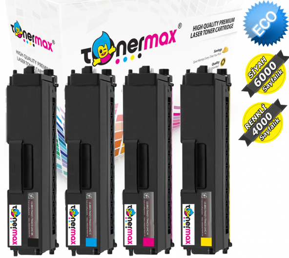 Brother HL-L8260CDW Muadil Toner Takım / TN461 / TN466