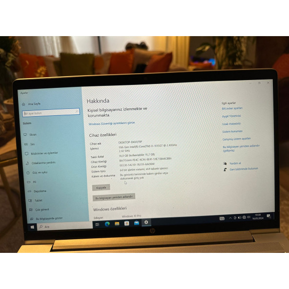 HP ProBook 440 G8 27H78EA i5-1135G7 16 GB  1TB SSD 14" W10P FHD Dizüstü Bilgisayar