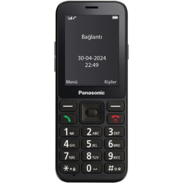 Panasonic Kx-Tu250exb Renkli Ekran 4G Tuşlu Cep Telefonu Siyah (2 Yıl Türkiye Distribütör Garantili)