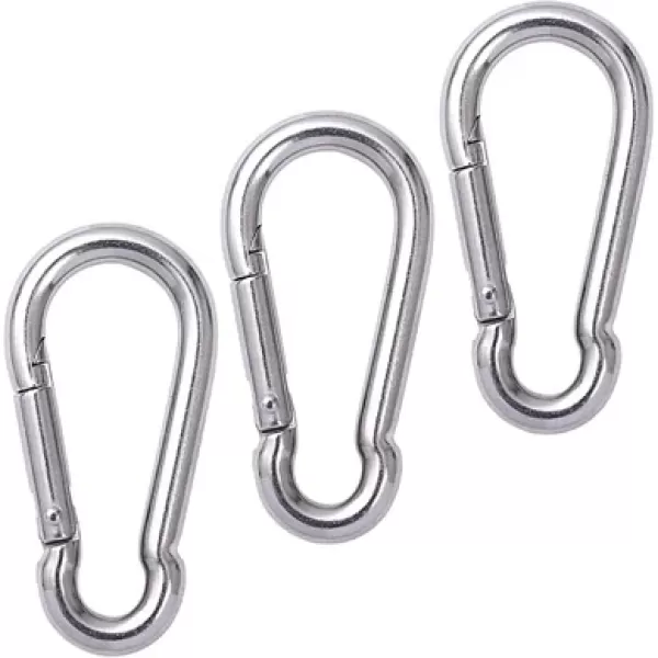ŞAKİR HIRDAVAT  5MM Düz Yaylı Galvanizli Karabina 3 Adet