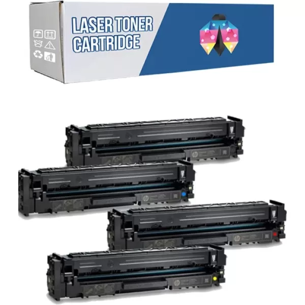 Safir Toner Hp 207A-W2210A LaserJet Pro MFP M283fdw CMYK 1 Set  Çipli Muadil Toner