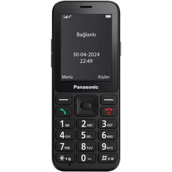 Panasonic KX-TU250EXB Renkli Ekran 4g Tuşlu Cep Telefonu Siyah (2 Yıl Türkiye Distribütör Garantili)