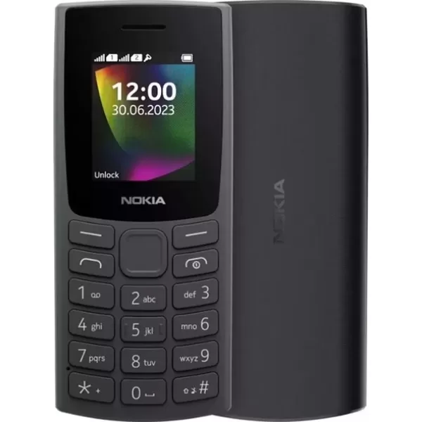 Nokıa N106 2023 Tuşlu Cep Telefonu (Nokia Türkiye Resmi Distribütör Garantili) Siyah