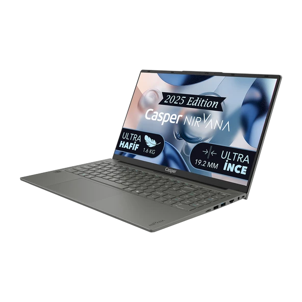 Casper Nirvana X600.1342-DX00X-M-F-KM35S Intel Core i5-13420H 32GB RAM 2TB NVME SSD Freedos + Kablolu Mouse Hediye