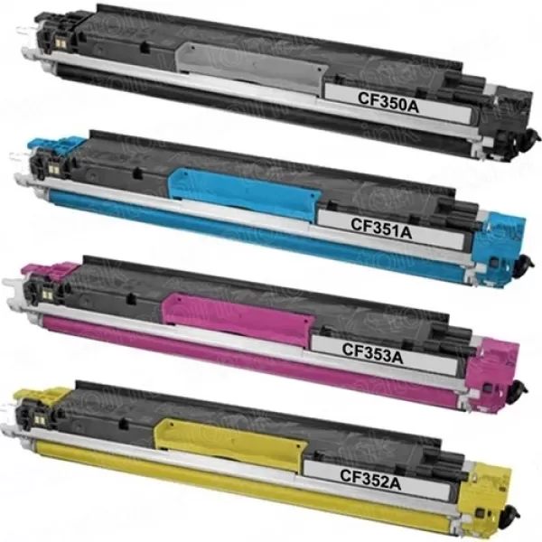 hementoner Hp Laserjet Pro Mfp M176n 4 Renk Renkli Muadil Toner. 4 Lü Ekonomik Paket