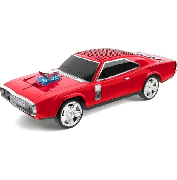 Kablosuz Hoparlör Bluetooth 1968 Retro Ride Araba Hoparlör ve FM Radyo USB SD AUX Girişli WS-1968
