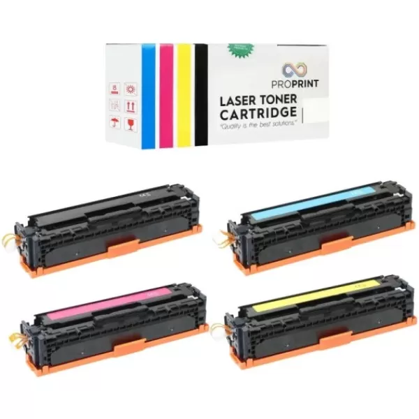TKPrint Canon MF-655CX MF-657CDW CRG-067 Çipsiz Muadil Toner Seti CMYK 1250 Sayfa