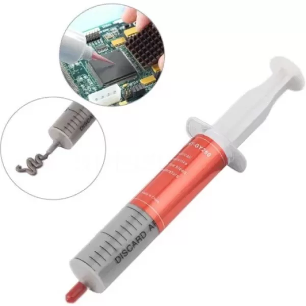 Gri Büyük Boy Termal Macun 30Gr Gümüş Alaşım Heatsink