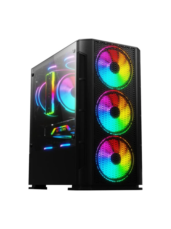 RAMTECH RUN Ryzen 5 5500 32Gb Ram 512Gb M2 Rx580 8Gb Ekran Kartı Gaming Bilgisayar