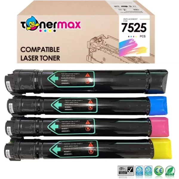 Xerox WorkCentre 7835 Muadil Toneri Set CMYK