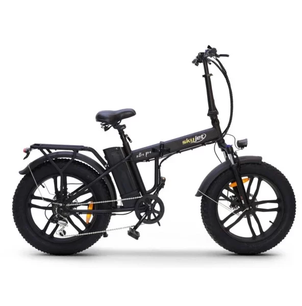 Nitro Pro Kalın Tekerli Elektrikli Bisiklet Siyah E-Bike