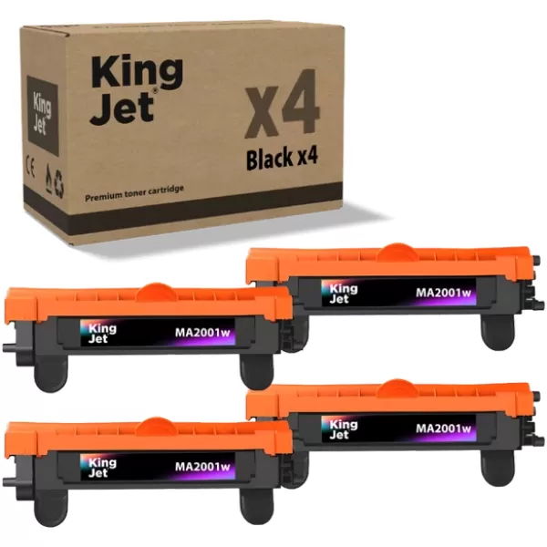 KingJET MA2001w Muadil Toner 4'lü Paket - Kyocera Uyumlu TK-1240/TK-1248 Muadil Toner
