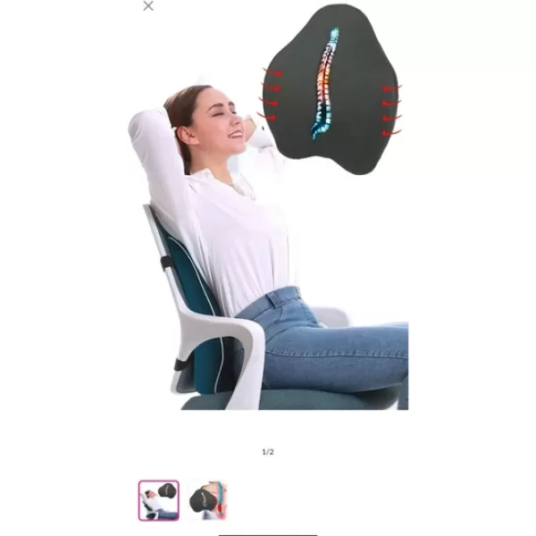 Melistansu Melistansu Visco Ortopedik Bel Destek Yastığı Bel Yastığı