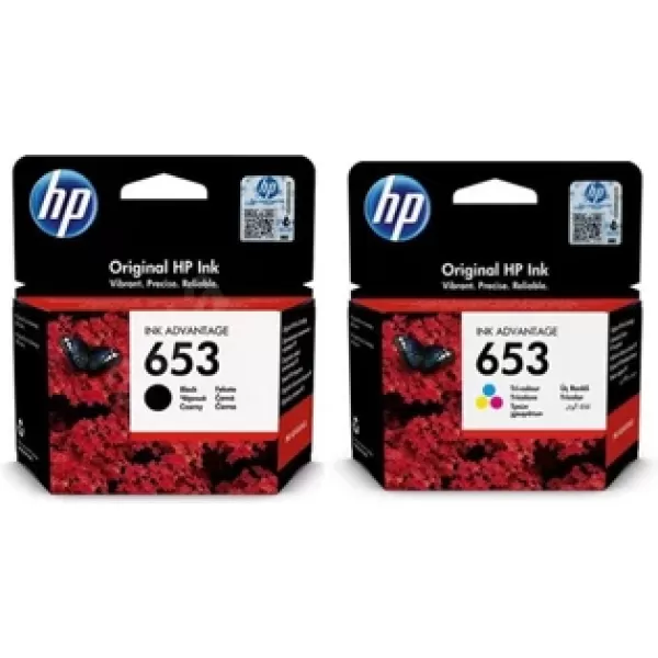 Hp 653 3ym75ae / 3ym74ae Avantaj Paket Orjinal Kartuş / Deskjet 6075 / 6475
